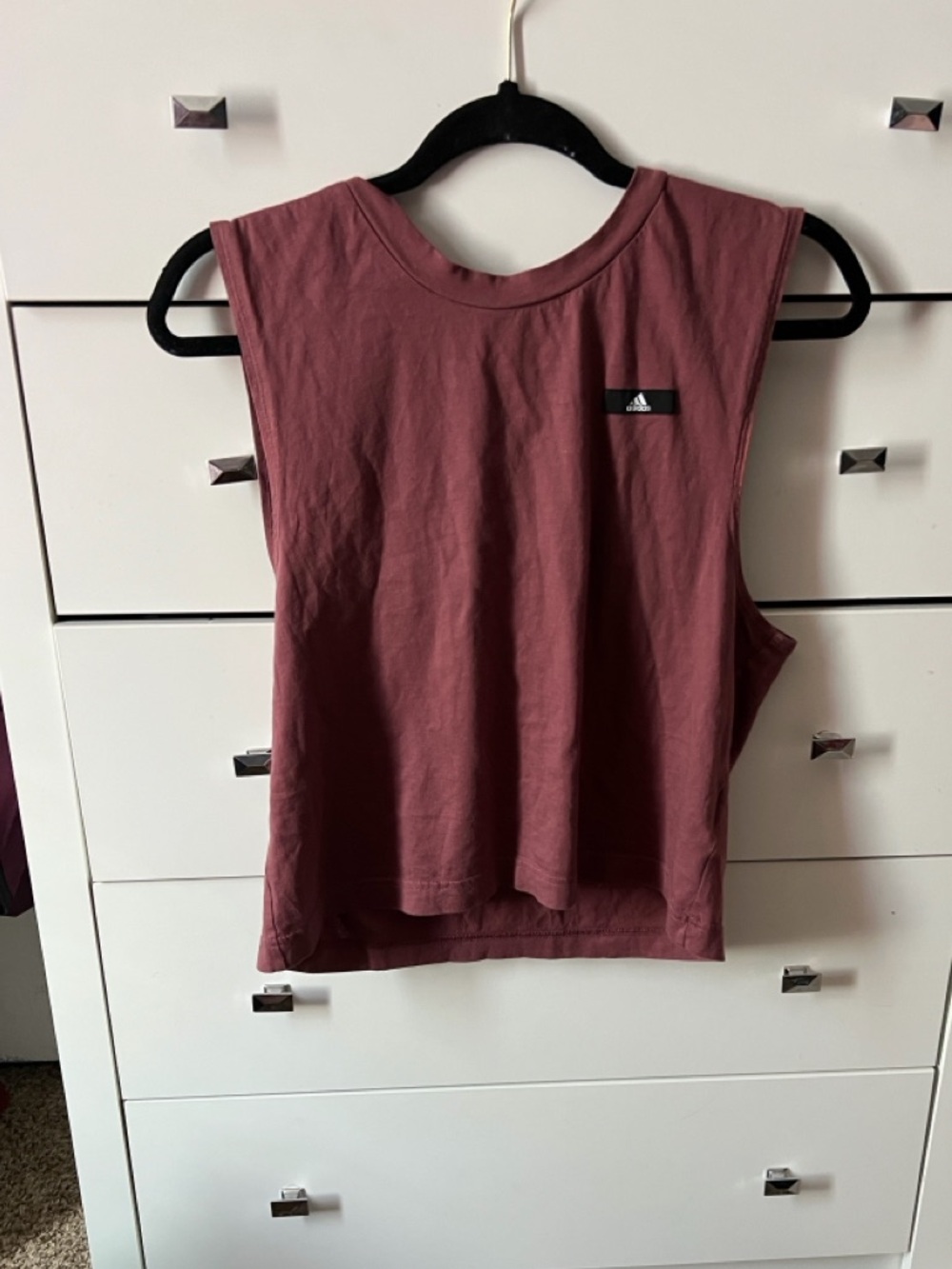adidas Women’s Mauve Muscle Tee Tank